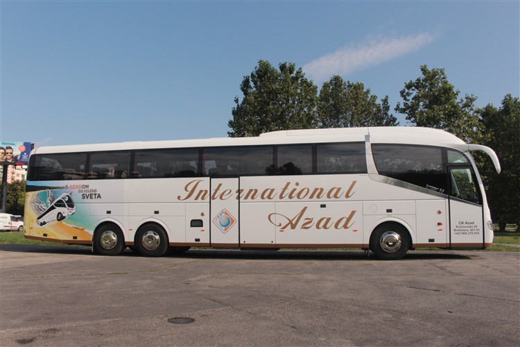 Autobusová dorpava do Tribunju