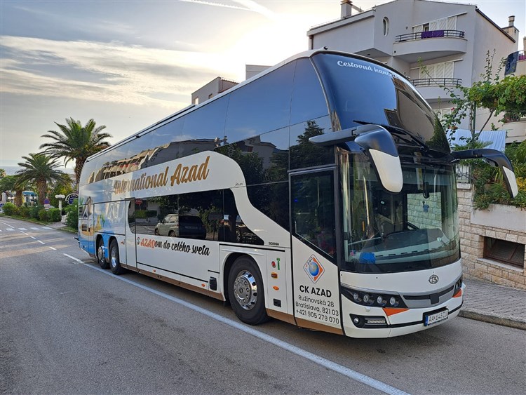 Autobusová doprava do Tučepi