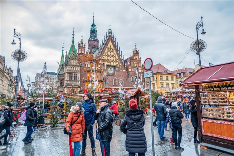 Nádherne vianočné trhy v Krakowe