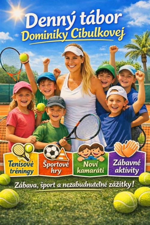 TOP Tenisový tábor Dominiky Cibulkovej