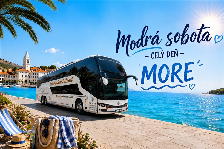 Modrá sobota – celý deň more !  "víkendová kupačka"